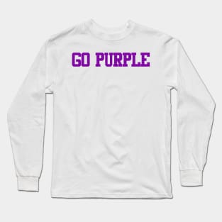 Color Wars- Go Purple Long Sleeve T-Shirt